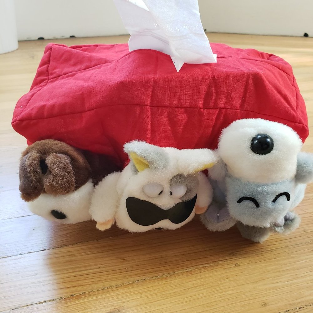 Vintage Animal Tissue Box Cover Kawaii Novelty Home Decor Tissue Holder